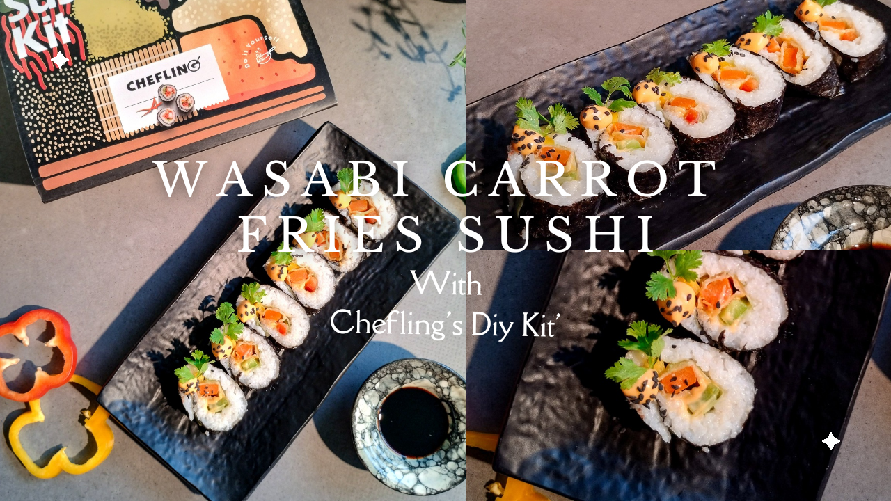 Wasabi Carrot Fries Sushi