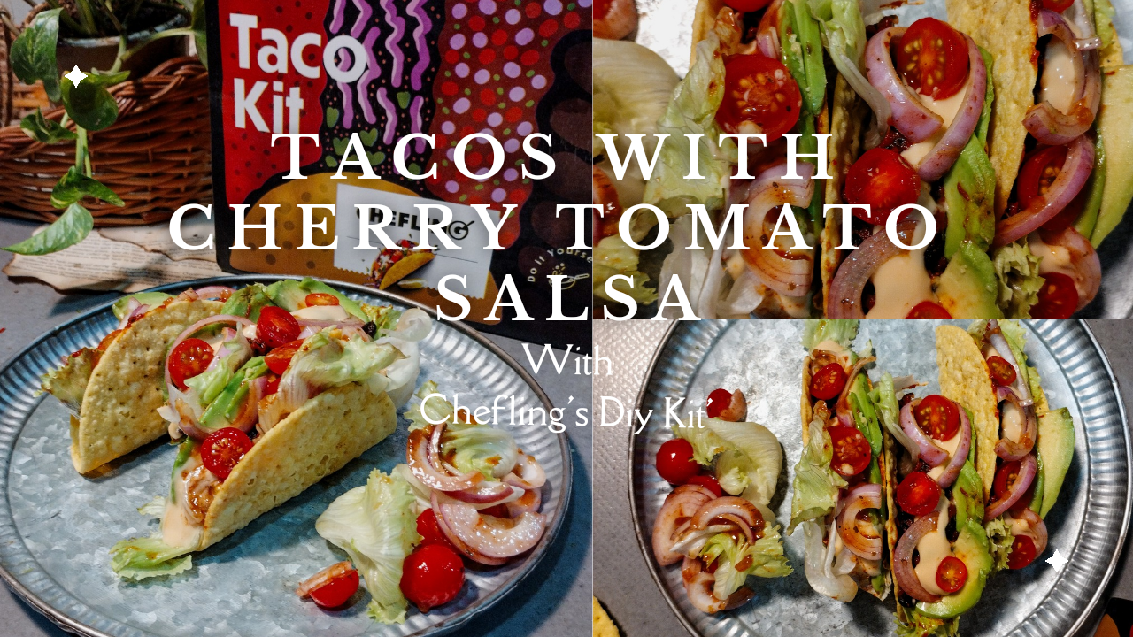 Tacos with Cherry Tomato Salsa