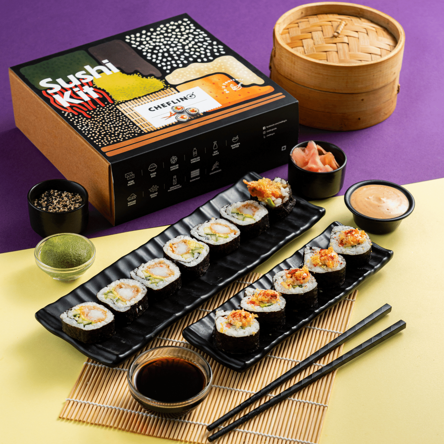 Miyata Sushi Kit all the Essentials in one Pack. Providing Solution for  Private Labels.
